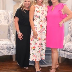 Gal meets Glam floral romper